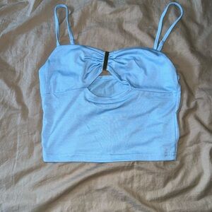 SHEIN Light Blue Tank Top